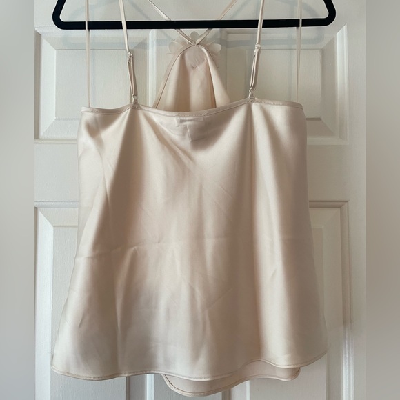 Cynthia Rowley Satin Flower Halter Top - Picture 4 of 5